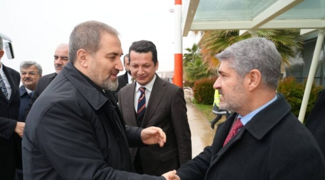 AK Parti Genel Başkan Yardımcısı Mustafa Şen, Besni Belediye Başkanı ile bir araya geldi