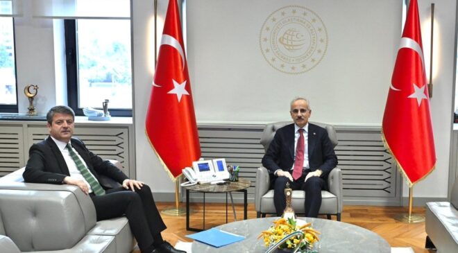 Başkan Tutdere Bakan Uraloğlu ile görüştü