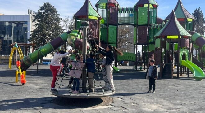 Adıyaman’da bahar havası: Aileler parklara akın etti