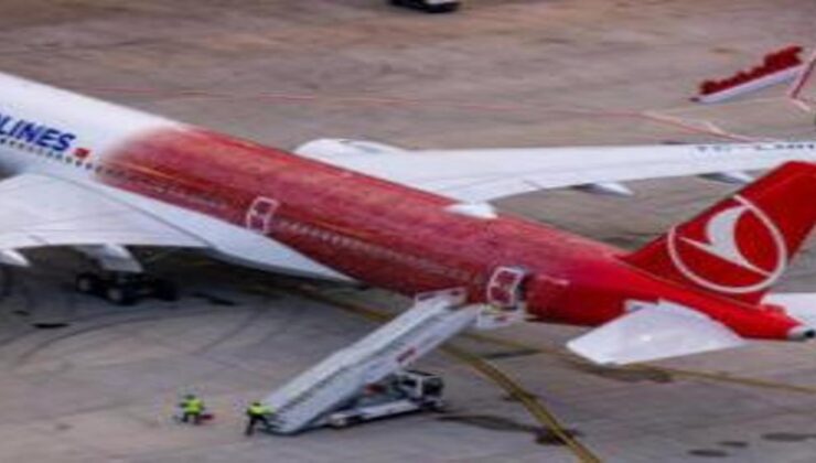 Türk Hava Yolları 100 bin çalışanının fotoğrafıyla giydirdiği 500. uçağını tanıttı