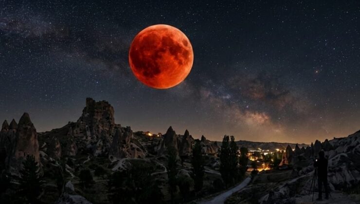 Kanlı Ay tutulması saat kaçta gerçekleşecek? Türkiye’den izlenebilecek mi?
